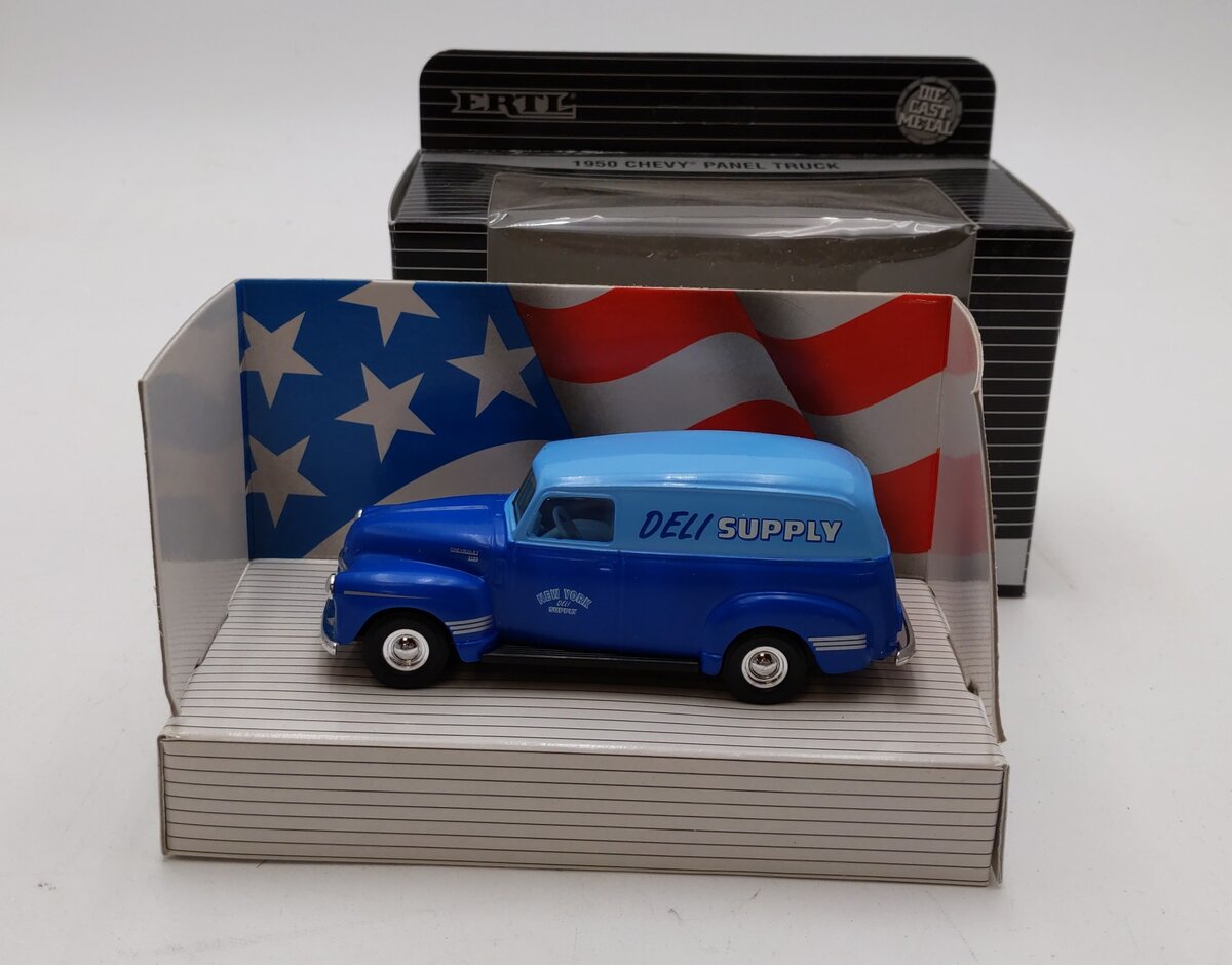 Ertl 2825 1:43 Deli Supply 1950 Chevy Panel Truck Classic Vehicles NIB