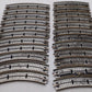 Marklin HO Scale Assorted Curved M Track Sections [23] EX