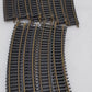 AHM 25606 HO 18" Radius 30 Degree Per Section Brass Curved Track (29) VG