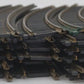 AHM 25606 HO 18" Radius 30 Degree Per Section Brass Curved Track (29) VG