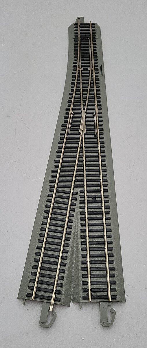 Bachmann 44558 HO Nickel Silver #4 E-Z Track Right-Hand Remote Switch Turnout LN