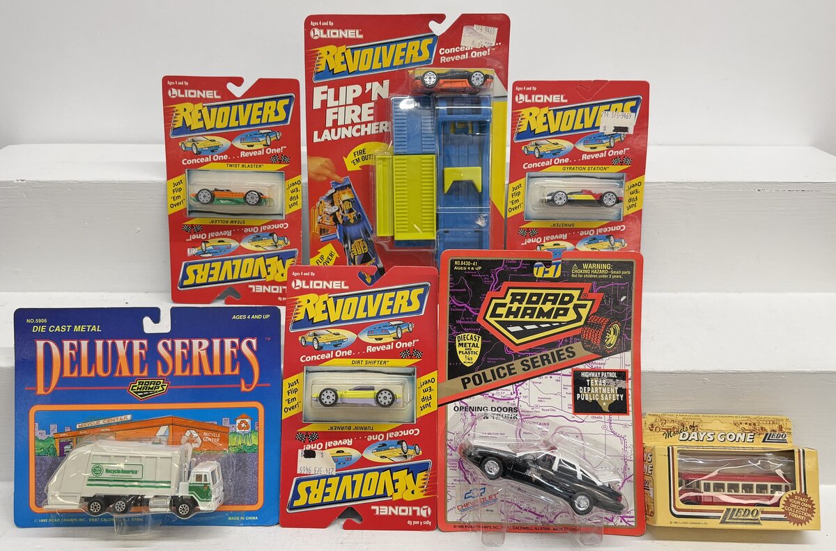 Lionel, Road Champs & Lledo Assorted 1:48 - 1:76 Scale Diecast Vehicles [7] NIB