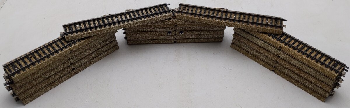 Marklin HO Scale Assorted Straight M Track Sections [29] VG