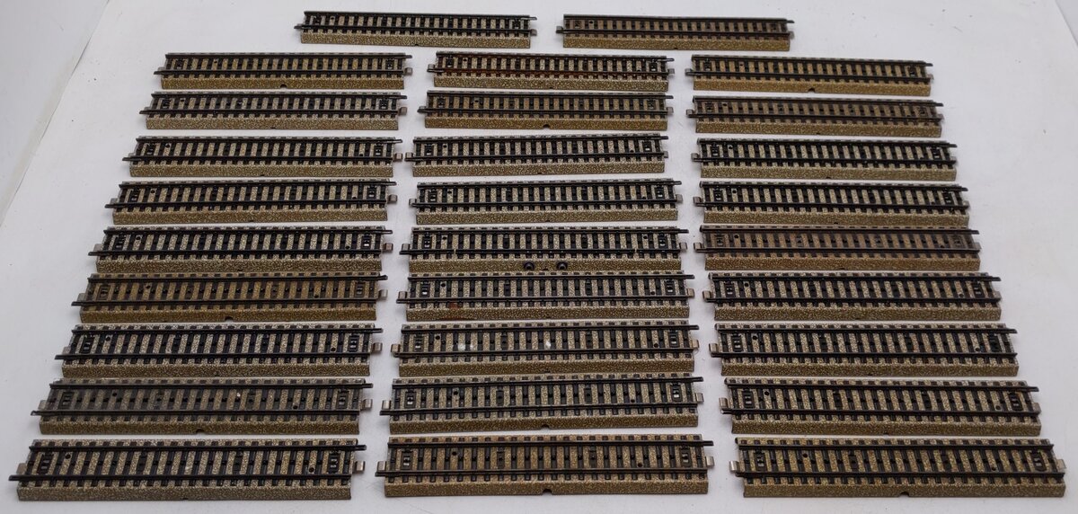 Marklin HO Scale Assorted Straight M Track Sections [29] VG