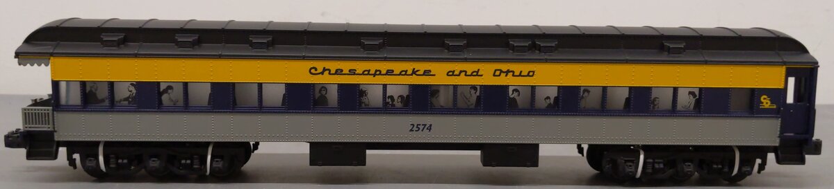 Lionel 6-19091 O Gauge Chesapeake and Ohio Heavyweight Observation Car #2574 EX/Box