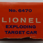Lionel 6470 Vintage O Red Exploding Boxcar EX/Box