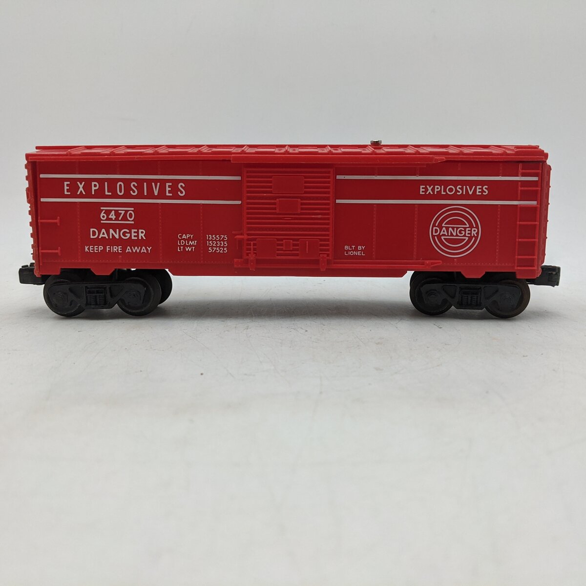 Lionel 6470 Vintage O Red Exploding Boxcar EX/Box