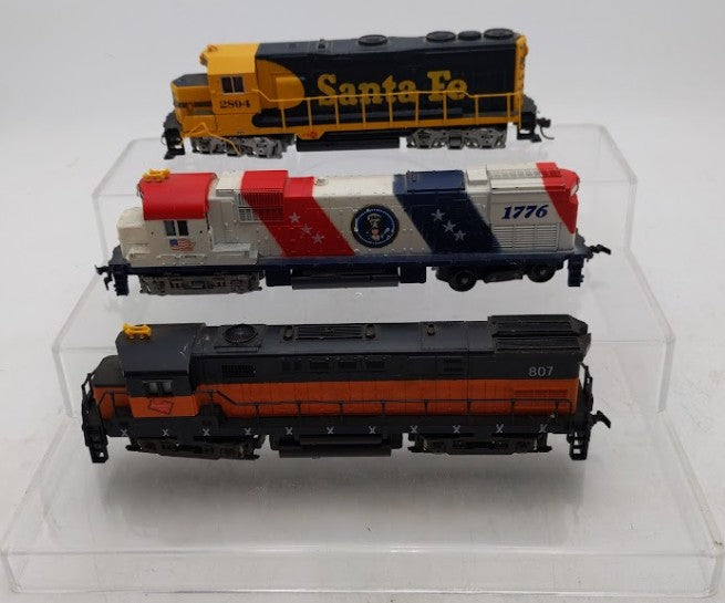 Bachmann & Other HO Scale Assorted Diesel Locomotives [3] VG