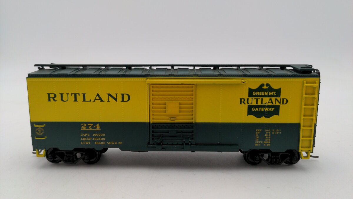 Athearn HO Scale Rutland Box Car #274 VG