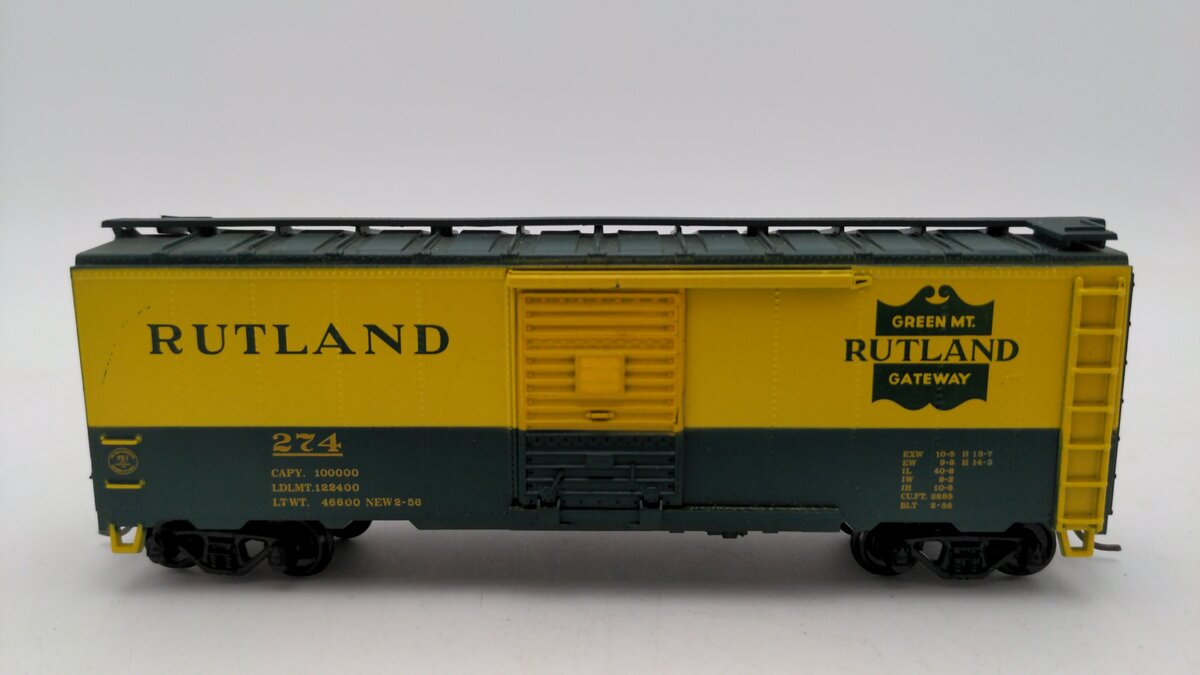 Athearn HO Scale Rutland Box Car #274 VG