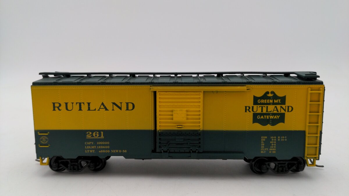 Athearn HO Scale Rutland Box Car #261 VG