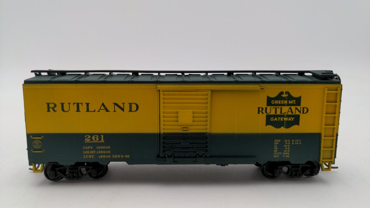 Athearn HO Scale Rutland Box Car #261 VG