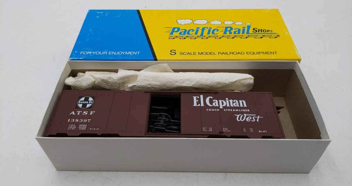 Pacific Rail 1937 S Scale ATSF El Capitan 138397 NIB