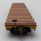 American Models 6022 S Scale Frisco Flatcar w/Stakes EX/Box