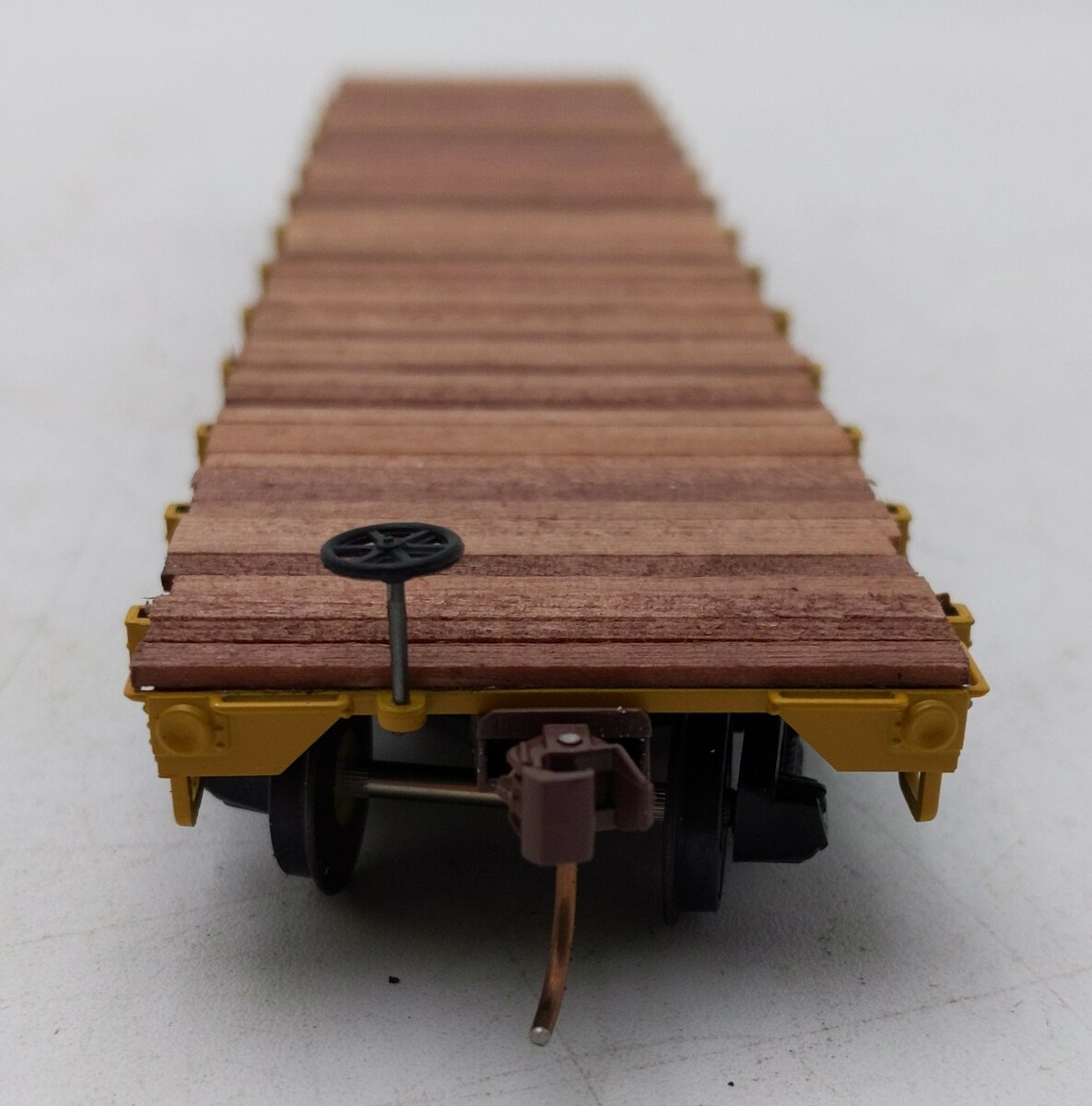 American Models 6022 S Scale Frisco Flatcar w/Stakes EX/Box