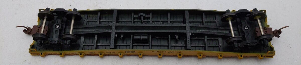 American Models 6022 S Scale Frisco Flatcar w/Stakes EX/Box