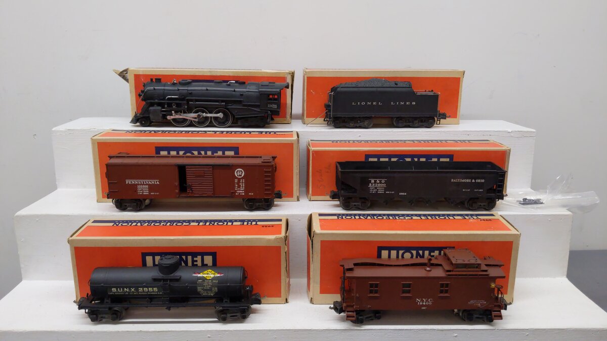 Lionel 291W Vintage O Prewar 1941 Semi-Scale Set W/ 226E, 2954, 2955, and 2957 VG/Box