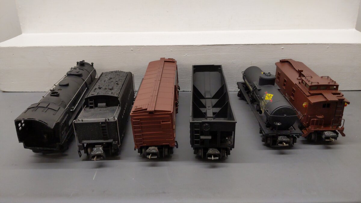 Lionel 291W Vintage O Prewar 1941 Semi-Scale Set W/ 226E, 2954, 2955, and 2957 VG/Box