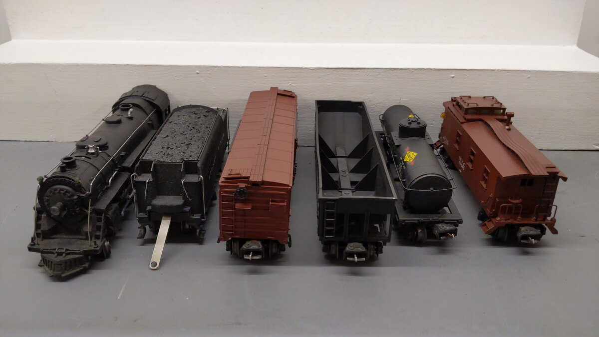 Lionel 291W Vintage O Prewar 1941 Semi-Scale Set W/ 226E, 2954, 2955, and 2957 VG/Box