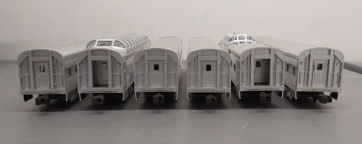 Lionel 6-19113 O Gauge Santa Fe 'Super Chief' Aluminum Passenger Car Set EX/Box