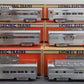 Lionel 6-19113 O Gauge Santa Fe 'Super Chief' Aluminum Passenger Car Set EX/Box