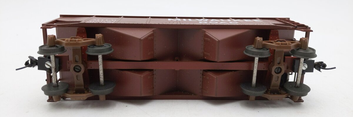American Models 358 S Scale Milwuakee Road 2 Bay Hopper Car #95021 LN
