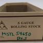 American Models 1133 S Scale (Hi-Rail) M&StL 40' Box Car #54650 LN/Box