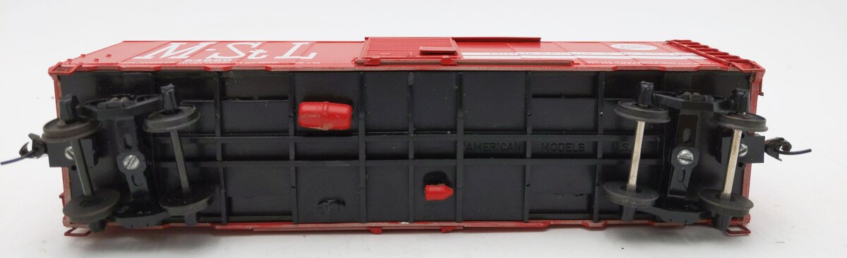 American Models 1133 S Scale (Hi-Rail) M&StL 40' Box Car #54650 LN/Box