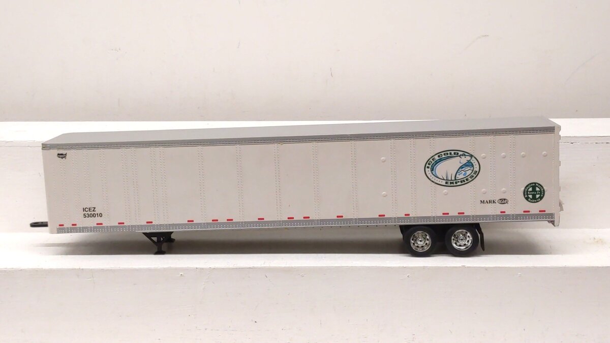 Aristo-Craft 46804 G Scale Burlington Northern Santa Fe ICEZ Road Railer #530010 EX