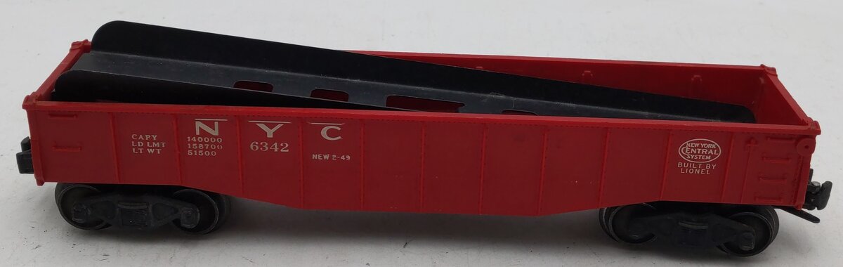 Lionel 342 Vintage O Motorized Operating Culvert Loader with Car VG