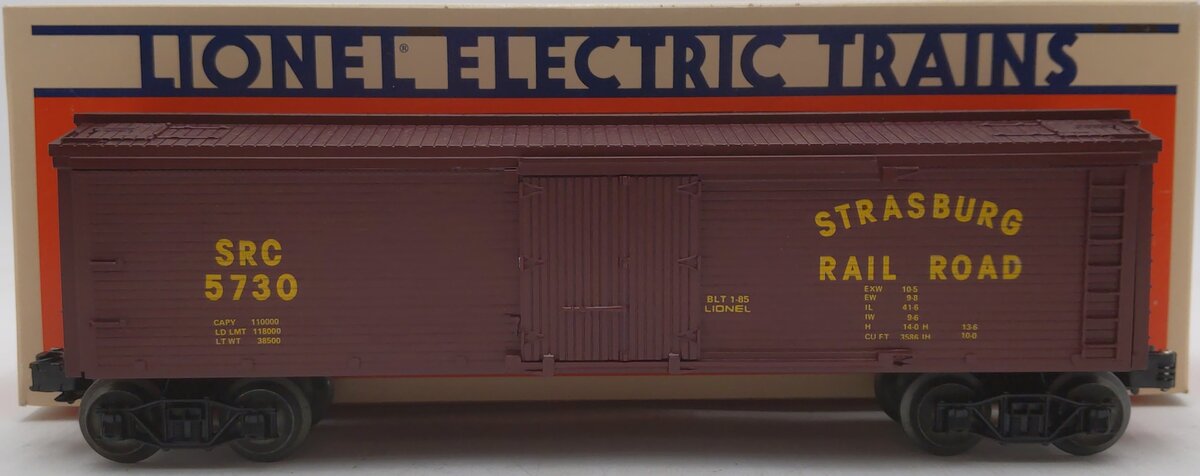 Lionel 6-5730 O Gauge Strasburg Railroad Woodside Reefer Car LN/Box
