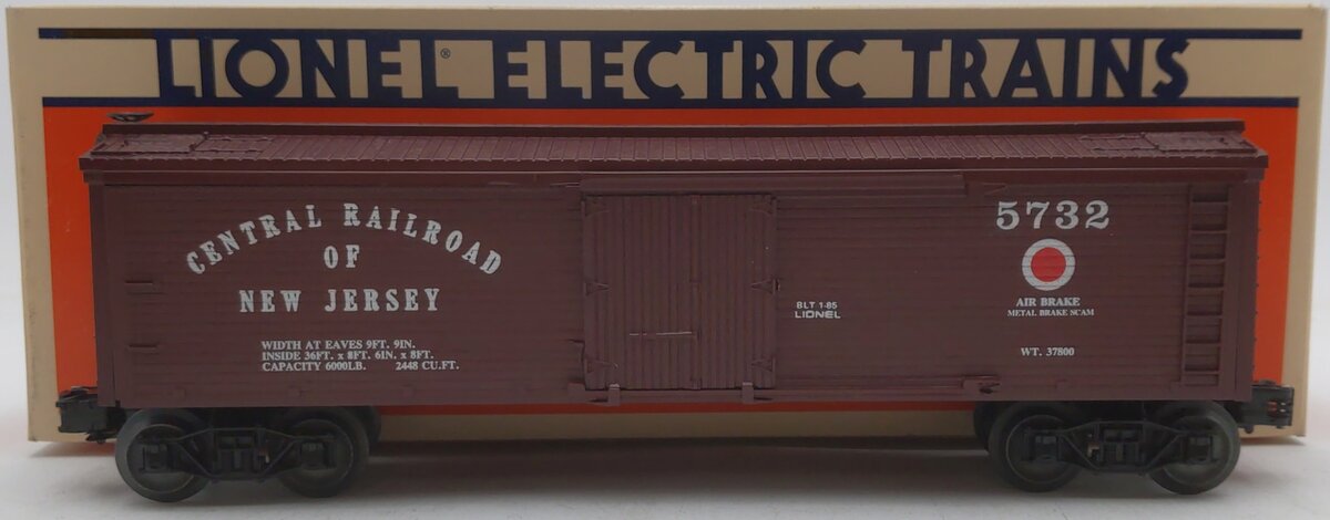 Lionel 6-5732 O Gauge Central Railroad of New Jersey Woodside Reefer #5732 LN/Box