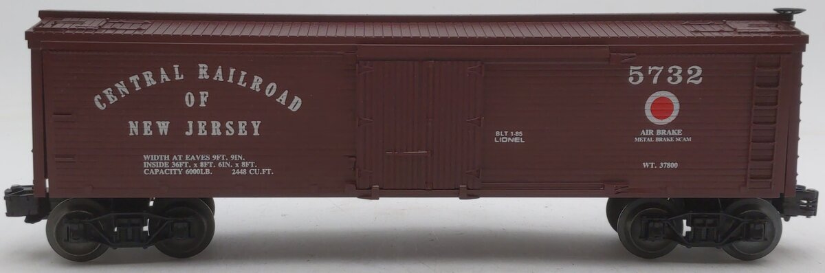 Lionel 6-5732 O Gauge Central Railroad of New Jersey Woodside Reefer #5732 LN/Box