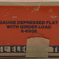 Lionel 6-6509 O Gauge 16 Wheel Flatcar with Girder Load EX/Box