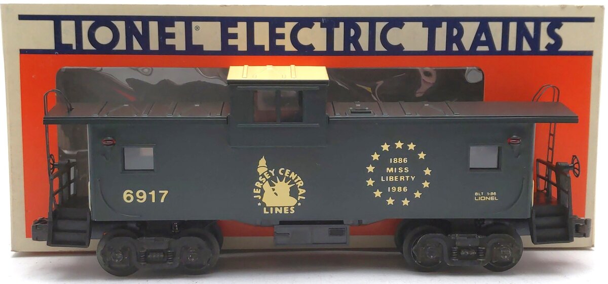 Lionel 6-6917 O Gauge Jersey Central Extended Vision Caboose LN/Box