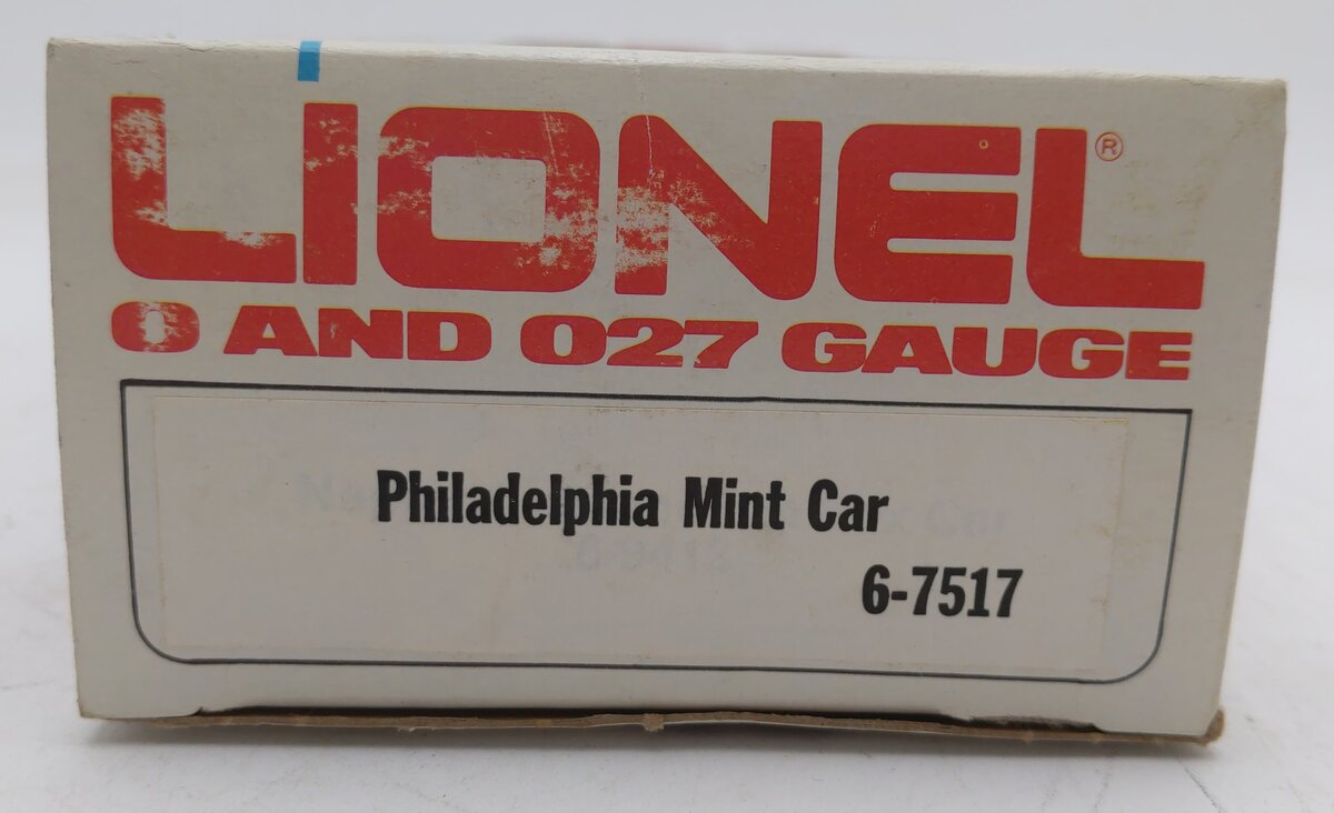 Lionel 6-7517 O Gauge Philadelphia Mint Car #7517 EX/Box