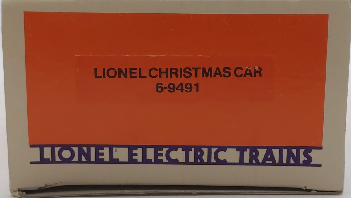 Lionel 6-9491 O Gauge 1986 Christmas Boxcar LN/Box