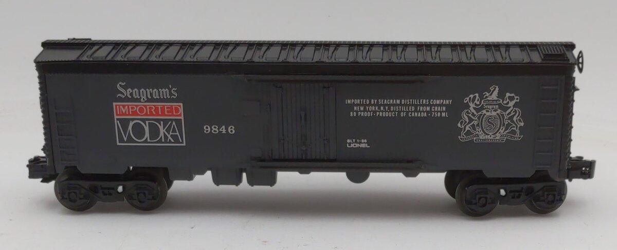 Lionel 6-9846 O Gauge Seagram's Vodka Billboard Reefer LN/Box