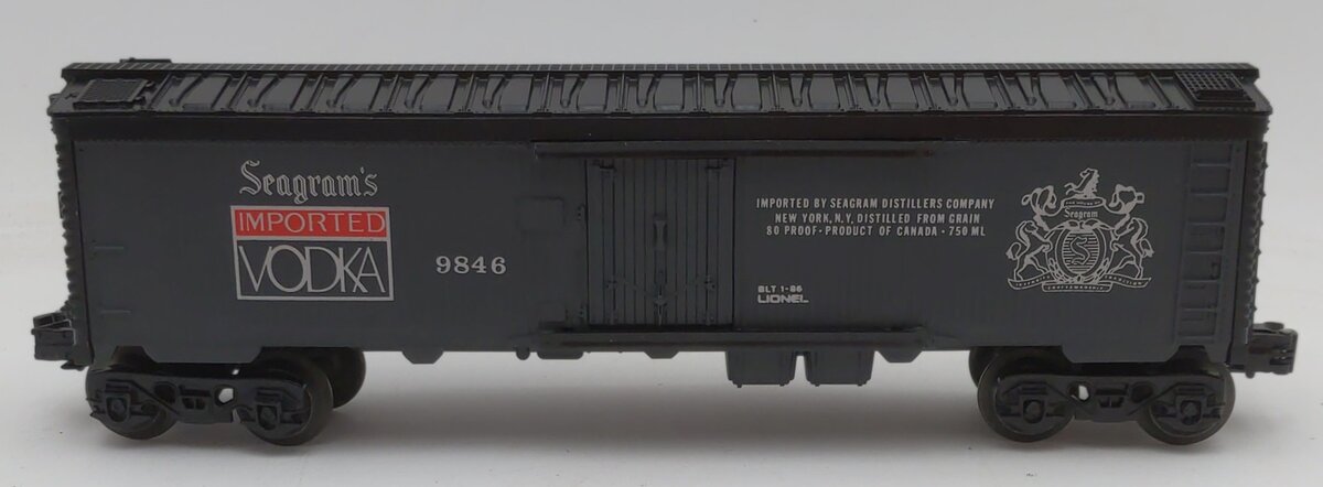 Lionel 6-9846 O Gauge Seagram's Vodka Billboard Reefer LN/Box
