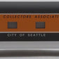 Lionel 6-52062 O Gauge TCA "City of Seattle" Skytop Observation Passenger Car EX/Box