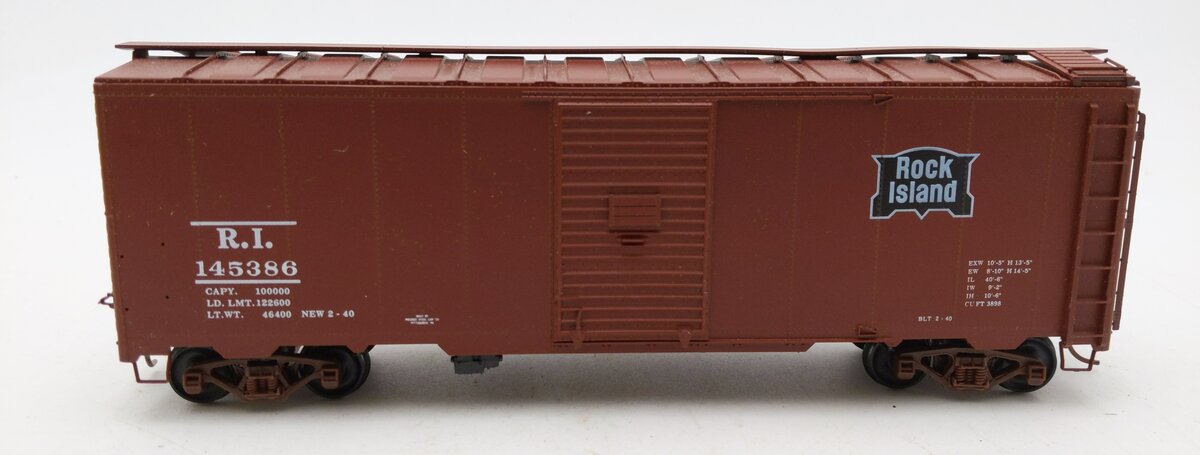 Pacific Rail 302 S Scale Rock Island 10'6 Boxcar #145386 LN/Box