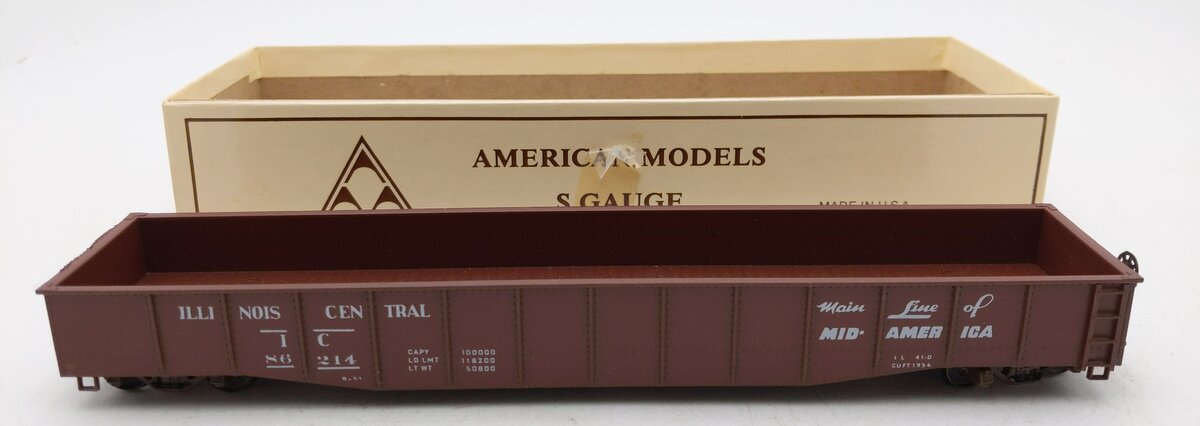 American Models 414 S Scale Illinois Central 52' Gondola LN/Box