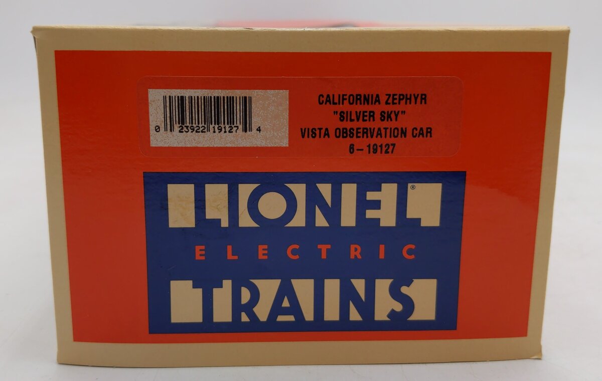 Lionel 6-19127 O California Zephyr 