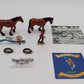 W. Britain 8704 Petite Ltd Home Farm Plough Set EX/Box