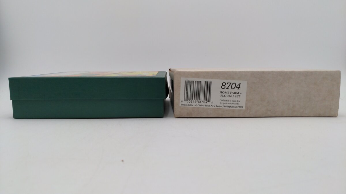 W. Britain 8704 Petite Ltd Home Farm Plough Set EX/Box