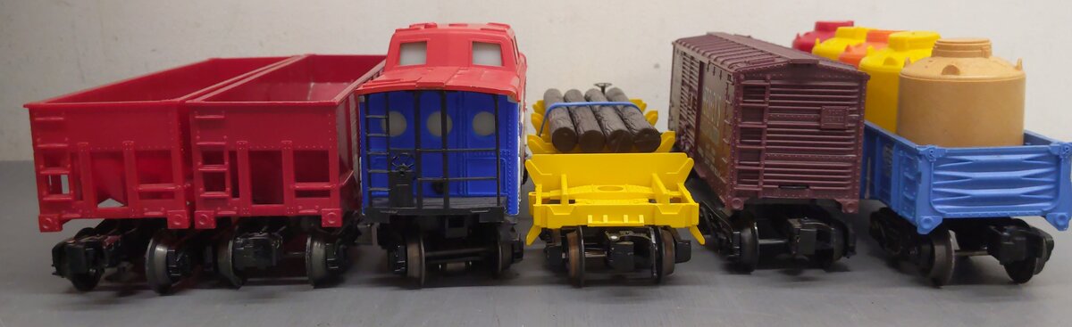 Lionel & K-Line O Gauge Freight Car Assortment: 9013, 6162, 9041, 7600, 7401 [6] EX