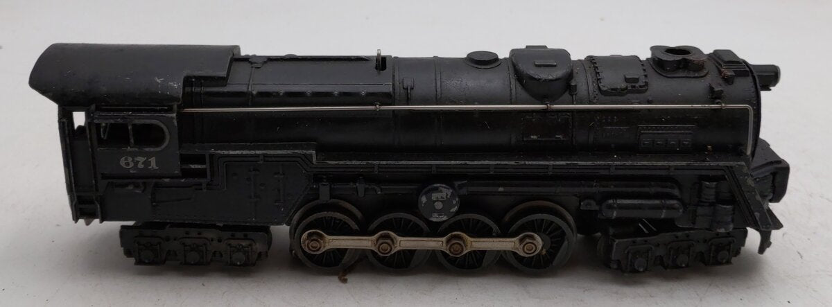 Lionel 671 Vintage O 6-8-6 Die-Cast Steam Turbine Locomotive VG