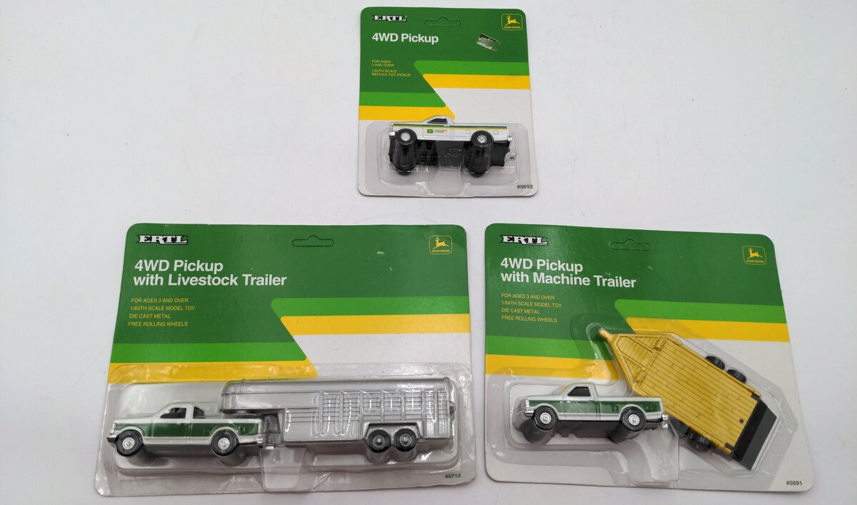 Ertl /5692/5691 1/64th Scale Assorted 4WD Pickups MT/Box