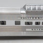 Lionel 6-19127 O California Zephyr "Silver Sky"  Aluminum Vista Observation Car EX/Box