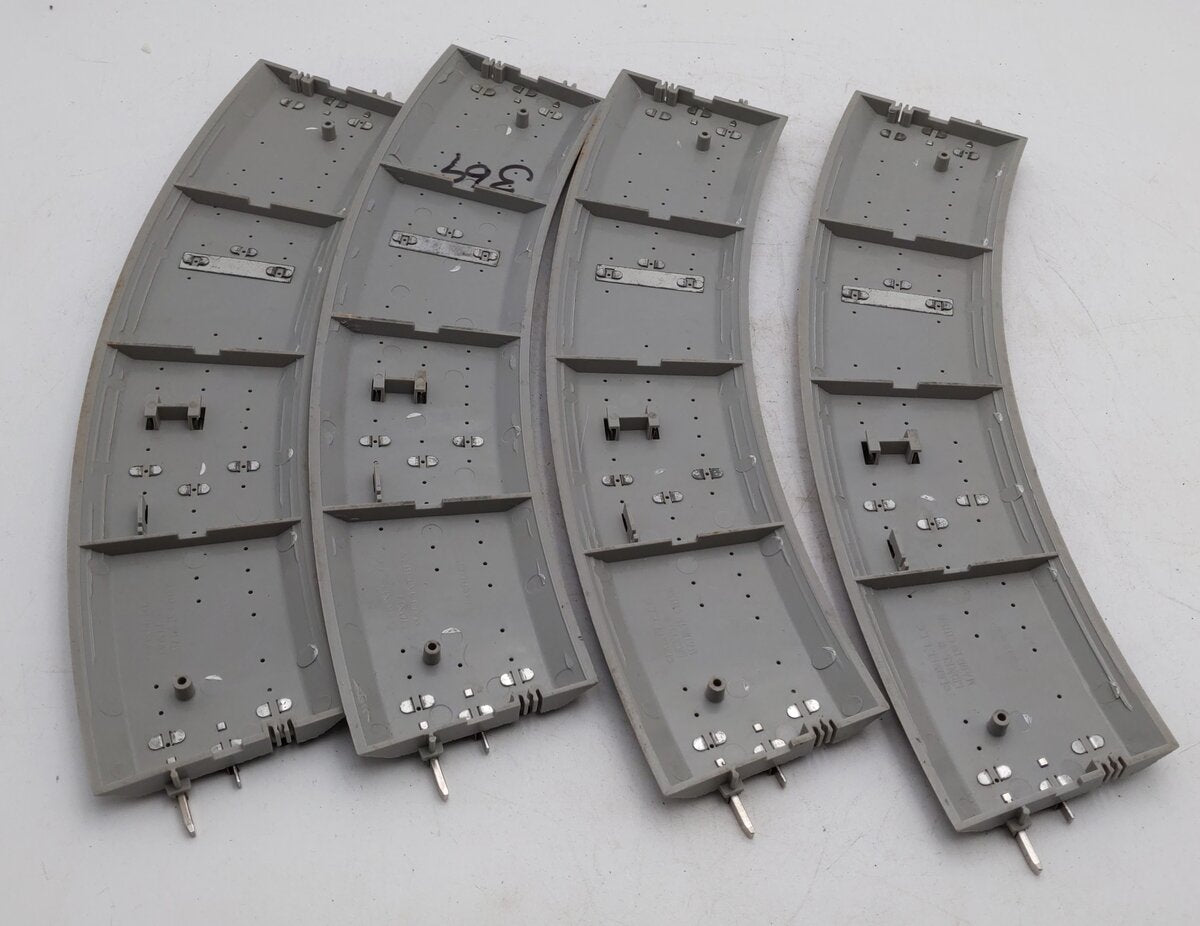 Lionel O Scale Assorted Straight & Curved Fastrack Sections [10] VG